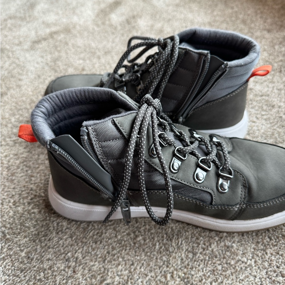 Cat & Jack Dark Gray Kids Boots - Picture 3 of 4